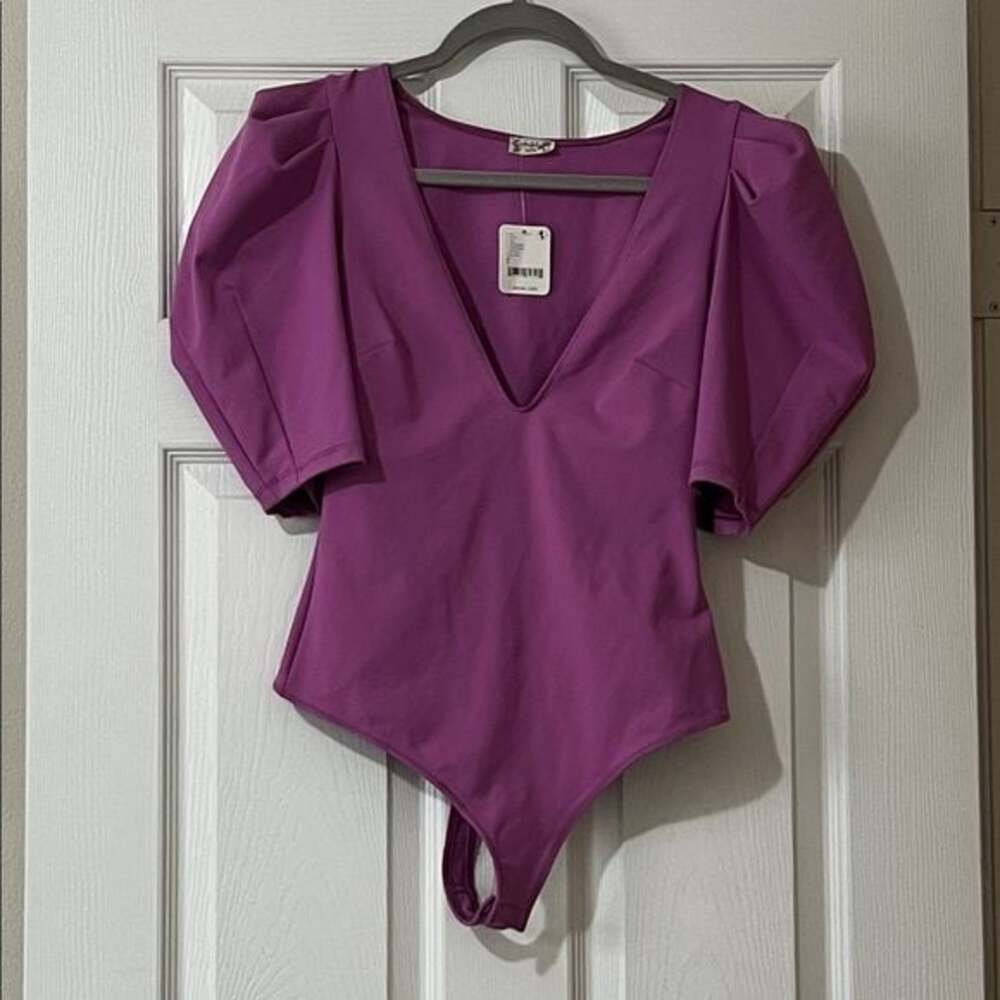 Intimately by free people Purple V-Neck Bodysuit